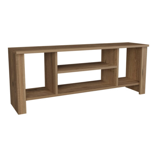 Έπιπλο τηλεόρασης Seref pakoworld σε oak απόχρωση 120x30x47εκ (x1)