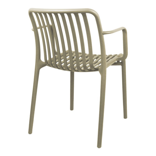 Πολυθρόνα Zoi pakoworld pp cappuccino 55.5x57.5x79εκ (x1)