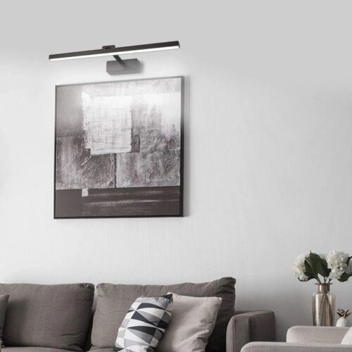 Φωτιστικό τοίχου-απλίκα Debiwen pakoworld led μέταλλο μαύρο 60x10x6εκ (x1)