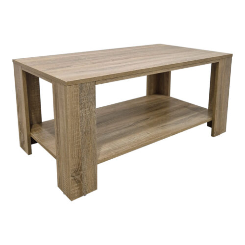 Τραπέζι σαλονιού Votalo I pakoworld sonoma 90x50x45εκ (x1)
