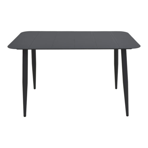 Τραπέζι Vista pakoworld αλουμίνιο σε μαύρη απόχρωση 150x80x72εκ (x1)