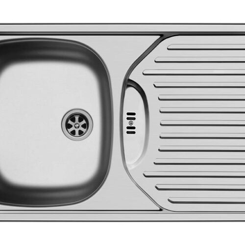 Νεροχύτης Pyramis Bradford 1B 1D 78x43.5cm Ένθετος με μία γούρνα και αποστράγγιση