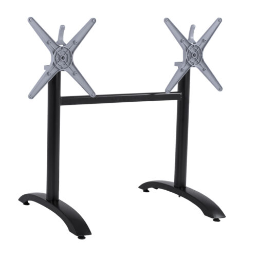 ΒΑΣΗ ΑΛΟΥΜΙΝΙΟΥ ΔΙΣΤΗΛΗ ΜΕ ΑΝΑΔΙΠΛΟΥΜΕΝΟΥΣ ΣΤΑΥΡΟΥΣ HM468.01 ΜΑΥΡΟ ΜΑΤ 78X59,5X73Υ εκ. (x1)