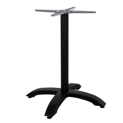 ΒΑΣΗ ΑΛΟΥΜΙΝΙΟΥ HM460.01 ΜΑΥΡΟ ΜΑΤ 66Χ66Χ72Υεκ. ΜΕ ΣΤΑΥΡΟ 48Χ48εκ. (x1)