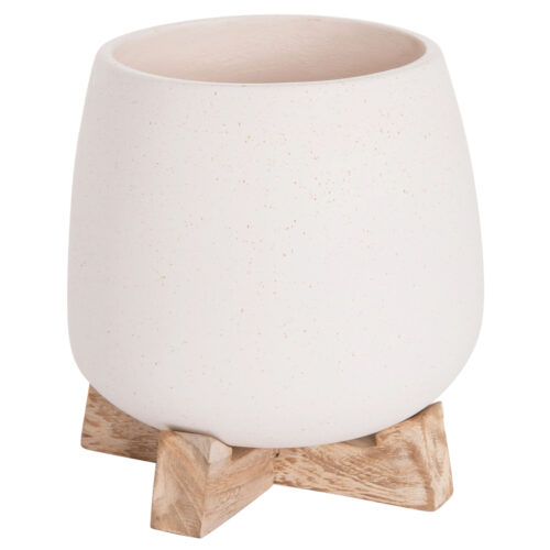 ΓΛΑΣΤΡΑ ΕΣ.ΧΩΡΟΥ FRELLO HM4674.02S ΛΕΥΚΟ FIBER CEMENT--TEAK ΒΑΣΗ 14,5x14,5x16Υεκ. (x1)