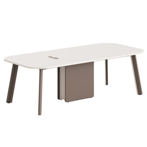 ΓΡΑΦΕΙΟ ΣΥΝΕΡΓΑΣΙΑΣ NEWLINE HM18278 ΜΕΛΑΜΙΝΗ ΚΡΕΜ-ΠΟΔΙΑ ΑΛΟΥΜΙΝΙΟΥ 240x110x75Υεκ (x1)