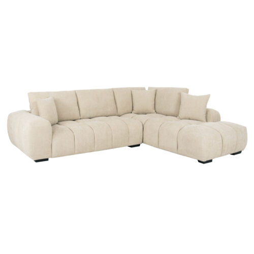 ΚΑΝΑΠΕΣ ΓΩΝΙΑ (ΔΕΞΙΑ) COVEN HM3266.01R ΕΚΡΟΥ ΥΦΑΣΜΑ 298x102-208x85Υεκ. (x1)