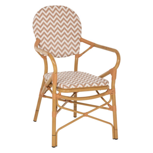 ΠΟΛΥΘΡΟΝΑ ΑΛΟΥΜΙΝΙΟΥ BAMBOO LOOK ΦΥΣΙΚΟ - ΛΕΥΚΟ HM5928.03 55x58x95 εκ. (x1)