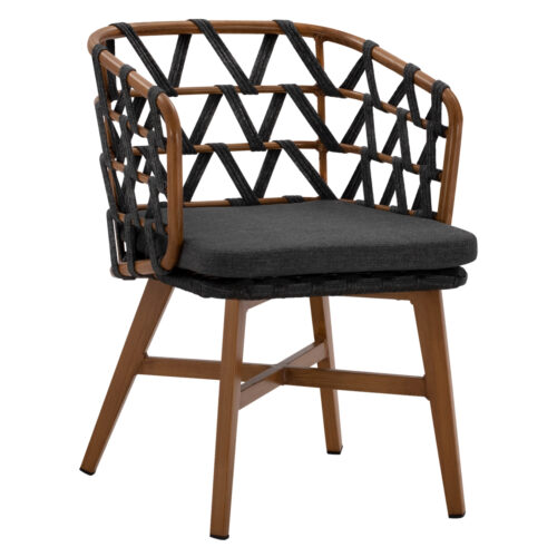 ΠΟΛΥΘΡΟΝΑ ΑΛΟΥΜΙΝΙΟΥ RICKO HM5782.11 ΚΑΦΕ ΣΚΕΛΕΤΟΣ-ΓΚΡΙ ΚΟΡΔΟΝΙ 58x59x78Υ εκ. (x1)