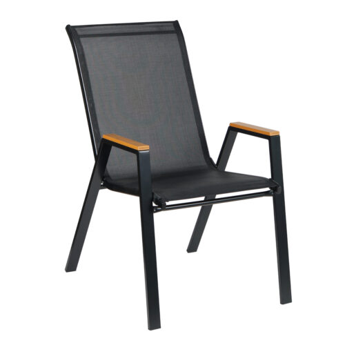 ΠΟΛΥΘΡΟΝΑ ΕΞ.ΧΩΡΟΥ LEONE HM6429.03 ΜΕΤΑΛΛΙΚΗ ΜΑΥΡΗ--TEXTILENE ΜΑΥΡΟ 54x74x91Υεκ (x1)