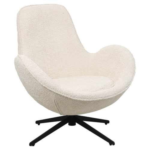 ΠΟΛΥΘΡΟΝΑ ΠΕΡΙΣΤΡΕΦΟΜΕΝΗ BRYNN HM9594.06 ΕΚΡΟΥ ΜΠΟΥΚΛΕ-ΜΑΥΡΗ ΜΕΤΑΛ. ΒΑΣΗ 86x76x87Υεκ (x1)