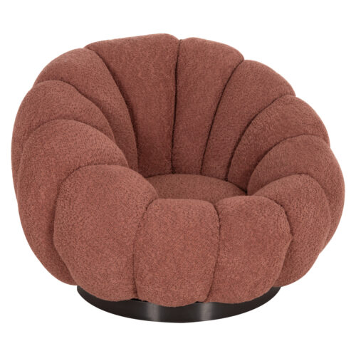 ΠΟΛΥΘΡΟΝΑ ΠΕΡΙΣΤΡΕΦΟΜΕΝΗ GRYMM HM9601.02 ΡΟΖ ΜΠΟΥΚΛΕ-ΜΑΥΡΗ ΜΕΤΑΛ. ΒΑΣΗ 95x92x68Υεκ. (x1)