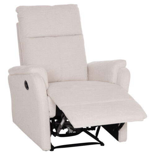 ΠΟΛΥΘΡΟΝΑ RELAX ΜΕ ΗΛΕΚΤΡΙΚΗ ΑΝΑΚΛΙΣΗ SYNTHIA HM3309.01 ΜΠΕΖ ΥΦΑΣΜΑ 75x86x100Yεκ (x1)