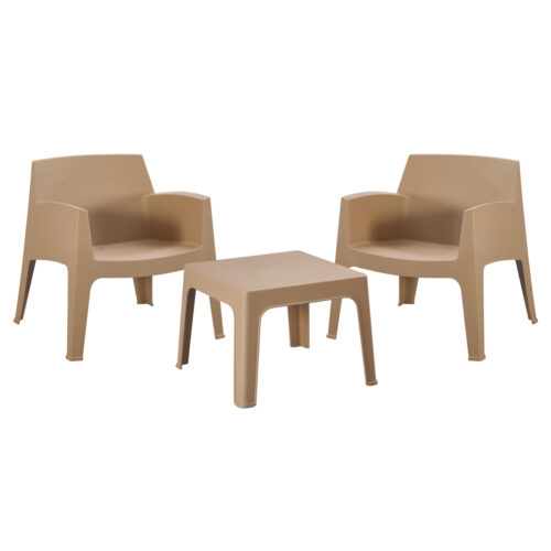 ΣΕΤ LOUNGE 3ΤΜΧ SLEEK HM21274.03 ΚΑΠΟΥΤΣΙΝΟ ΠΟΛΥΠΡΟΠΥΛΕΝΙΟ (x1)