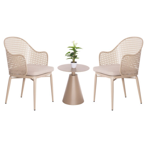 ΣΕΤ LOUNGE 3TMX ΕΞ.ΧΩΡΟΥ OREGO HM21106.03 ΑΛΟΥΜΙΝΙΟ ΣΕ ΚΑΠΟΥΤΣΙΝΟ (x1)