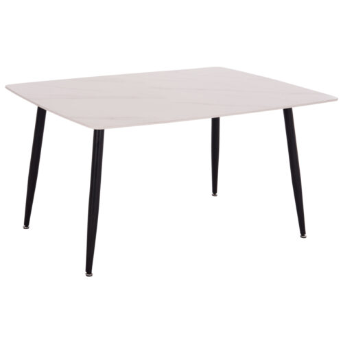 ΤΡΑΠΕΖΙ RAVEN HM18149.01 ΚΕΡΑΜΙΚΟ TOP ΜΕ ΟΨΗ ΛΕΥΚΟ ΜΑΡΜΑΡΟ 140x80x74Υεκ. (x1)