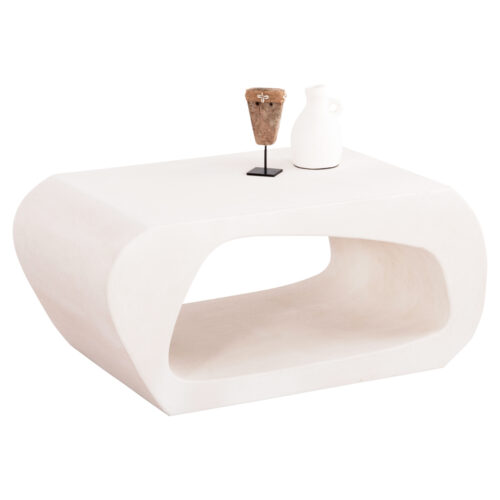 ΤΡΑΠΕΖΙ ΣΑΛΟΝΙΟΥ ΣΕΙΡΑ SANTORINI HM18071 MDF ΣΕ ΥΠΟΛΕΥΚΟ ΧΡΩΜΑ 100x60x45Υεκ. (x1)