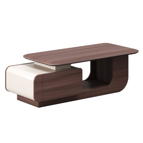 ΤΡΑΠΕΖΙ ΣΑΛΟΝΙΟΥ ΓΡΑΦΕΙΟΥ ΣΕΙΡΑ PRESIDENT HM2150 ΜΕΛΑΜΙΝΗ ΚΑΡΥΔΙ-ΜΠΕΖ 140x60x45Υεκ (x1)