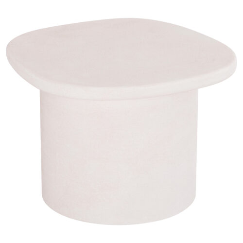 ΤΡΑΠΕΖΙ ΣΑΛΟΝΙΟΥ ΟΒΑΛ ΣΕΙΡΑ SANTORINI HM18054 MDF ΣΕ ΥΠΟΛΕΥΚΟ ΧΡΩΜΑ 54x54,5x40Υεκ (x1)