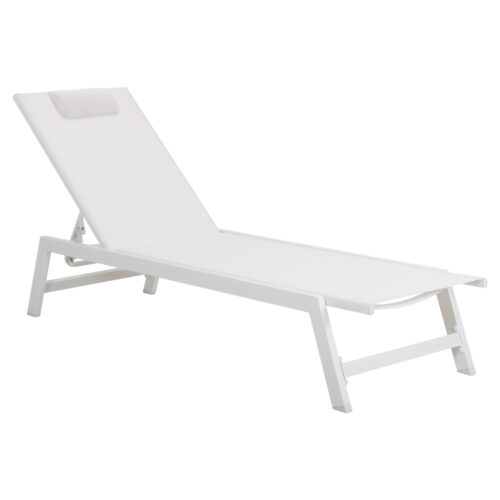 ΞΑΠΛΩΣΤΡΑ ΑΛΟΥΜΙΝΙΟΥ ΜΕ ΜΑΞΙΛΑΡΙ RABIA HM5982.01 ΣΕ ΛΕΥΚΟ 191,5x60x31Υεκ. (x1)