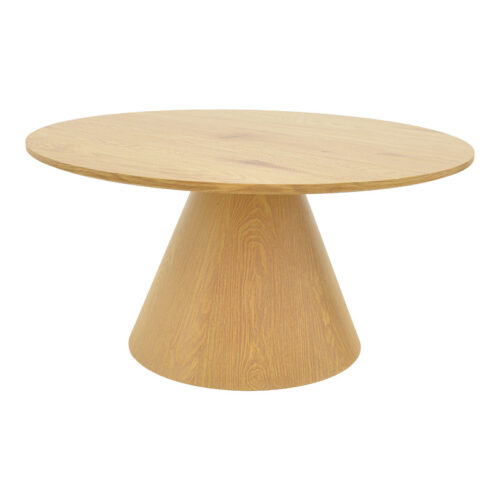 Tραπέζια σαλονιού Donda pakoworld mdf μέταλλο σετ 2τεμ. sonoma (x1)