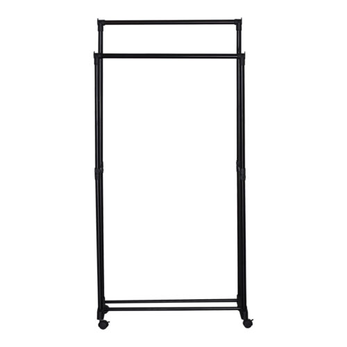 Κρεμάστρα δαπέδου Ganco pakoworld μαύρο μέταλλο 74.5x39x157εκ (x1)