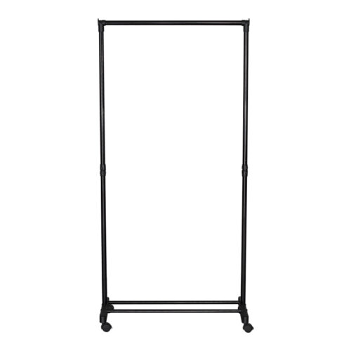 Κρεμάστρα δαπέδου Wizak pakoworld μαύρο μέταλλο 74.5x41,5x157εκ (x1)