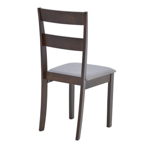 Καρέκλα Dallan pakoworld rubberwood σε καρυδί απόχρωση 40x47.5x89εκ (x2)