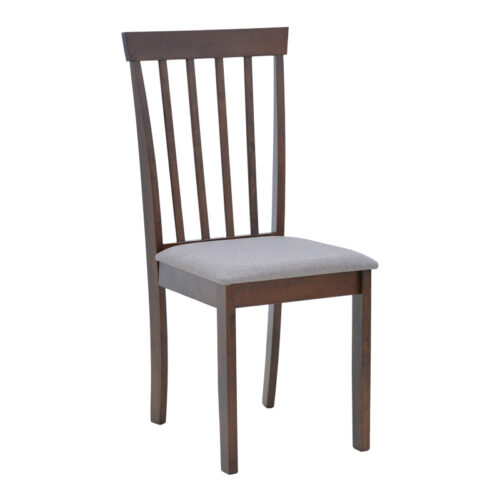 Tραπεζαρία επεκτεινόμενη Mabor-Houston pakoworld ξύλο σε καρυδί απόχρωση 120-150x80x73,8εκ (x1)