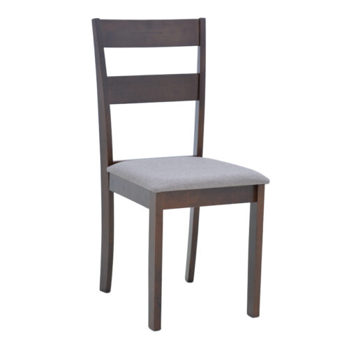 Tραπεζαρία επεκτεινόμενη Mabor-Dallan pakoworld ξύλο σε καρυδί απόχρωση 120-150x80x73,8εκ (x1)