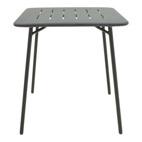 Τραπέζι Moraja pakoworld μαύρο μέταλλο 70x70x73εκ (x1)