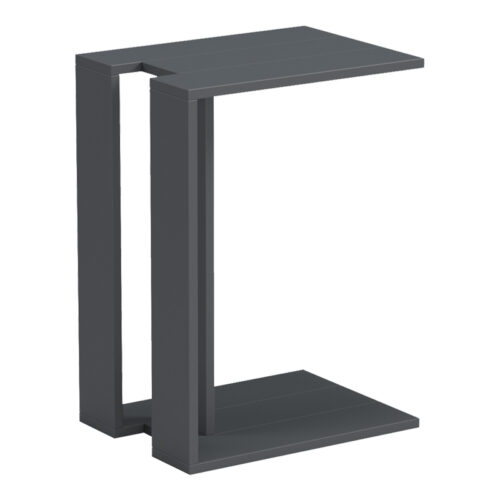 Βοηθητικό τραπέζι Muju pakoworld ανθρακί  30x40x55εκ (x1)