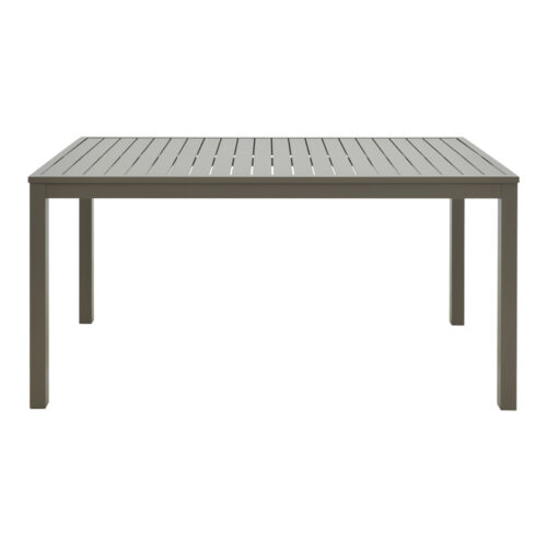 Τραπέζι Kliton pakoworld αλουμίνιο σε σαμπανιζέ απόχρωση 150x80x74εκ (x1)