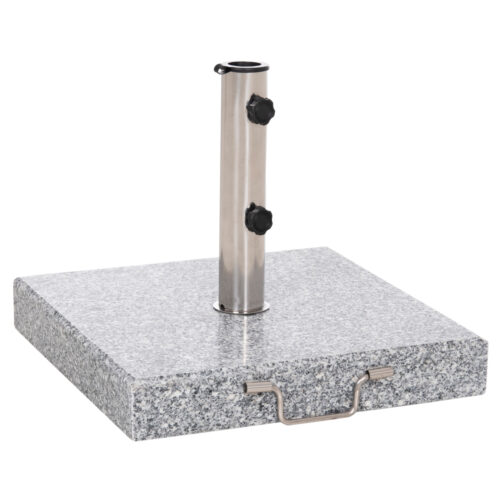 ΒΑΣΗ ΟΜΠΡΕΛΑΣ ΓΡΑΝΙΤΗ 40KG ΜΕ ΧΕΡΟΥΛΙ & ΡΟΔΕΣ HM6564--ΣΩΛΗΝΑΣ ΔΙΑΜΕΤΡΟΥ Φ48 (x1)