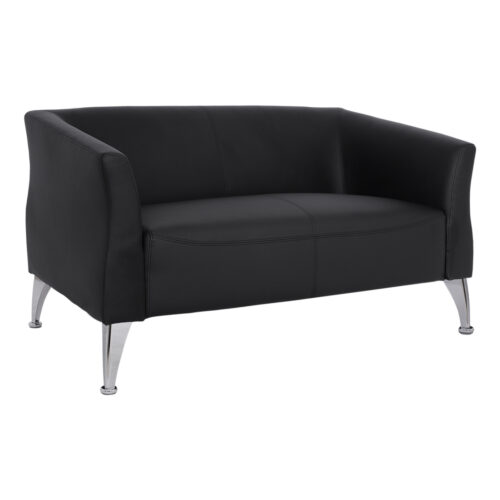 ΚΑΝΑΠΕΣ 2ΘΕΣΙΟΣ KIANA HM3122.21 ΜΕ ΜΑΥΡΟ PU 130x75x71 εκ. (x1)