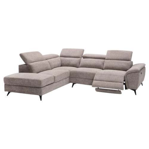 ΚΑΝΑΠΕΣ ΑΡΙΣΤΕΡΗ ΓΩΝΙΑ-ΑΝΑΚΛΙΣΗ & ΑΠΟΘ.ΧΩΡΟΣ-RESTRO HM3339.02L ΜΠΕΖ ΥΦΑΣΜΑ 290x220x80Υεκ (x1)