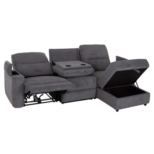 ΚΑΝΑΠΕΣ ΔΕΞΙΑ ΓΩΝΙΑ SYNTHIA HM3308.03R ΑΝΑΚΛΙΣΗ & ΑΠΟΘ.ΧΩΡΟΣ--ΓΚΡΙ 245x170x98Υεκ (x1)