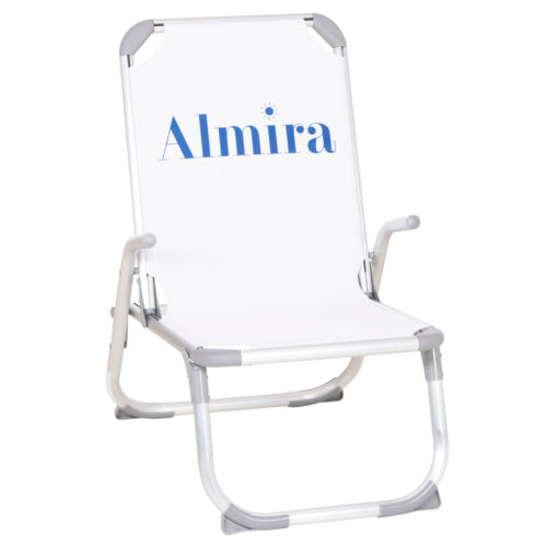 ΚΑΡΕΚΛΑΚΙ ΠΑΡΑΛΙΑΣ ΑΛΟΥΜΙΝΙΟΥ ΒΑΡ.ΤΥΠΟΥ ΥΠΕΡΥΨΩΜΕΝΟ ALMIRA HM6431.03 ΛΕΥΚΟ 53x68x80Υεκ (x1)