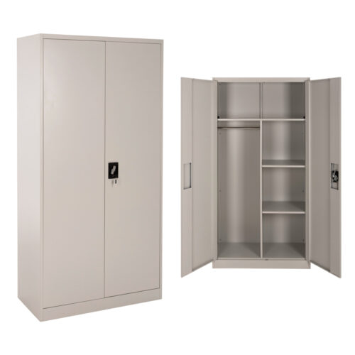 ΝΤΟΥΛΑΠΑ ΜΕΤΑΛΛΙΚΗ CLOD HM5961.11 2ΦΥΛΛΗ ΜΕ ΧΩΡΙΣΜΑ ΑΝΟΙΧΤΟ ΓΚΡΙ 90Χ40Χ180Yεκ. (x1)