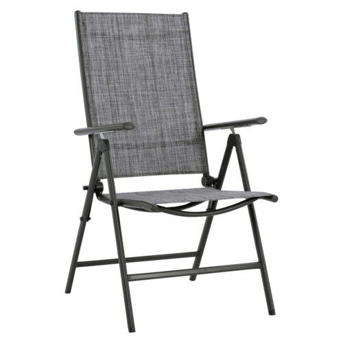 ΠΟΛΥΘΡΟΝΑ ZURI 7ΘΕΣΕΩΝ ΠΤΥΣ/ΝΗ ΜΕΤΑΛΛΙΚΗ ΓΚΡΙ ME ΓΚΡΙ TEXTILENE HM5700.01 55x70x103Y εκ. (x2)