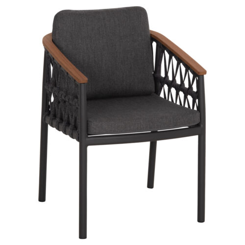 ΠΟΛΥΘΡΟΝΑ ΑΛΟΥΜΙΝΙΟΥ STREAM HM6427.01 ΣΚΟΥΡΟ ΓΚΡΙ ΣΧΟΙΝΙ & OLEFIN 59x63x85Υεκ. (x2)