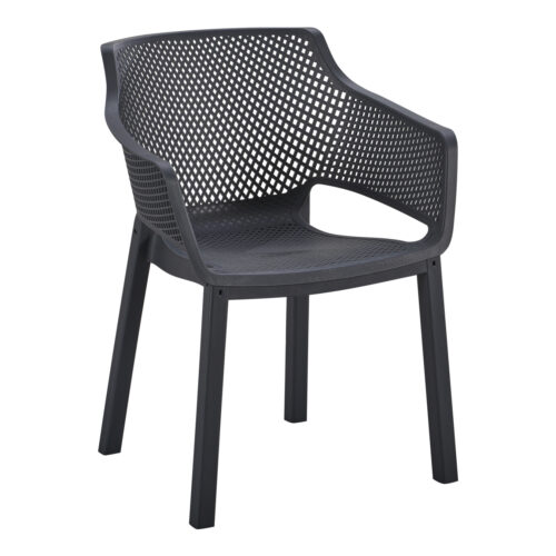 ΠΟΛΥΘΡΟΝΑ ΠΟΛΥΠΡΟΠΥΛΕΝΙΟΥ PEGGY HM6368.02 ΜΑΥΡΟ 60x55x79Υεκ (x1)