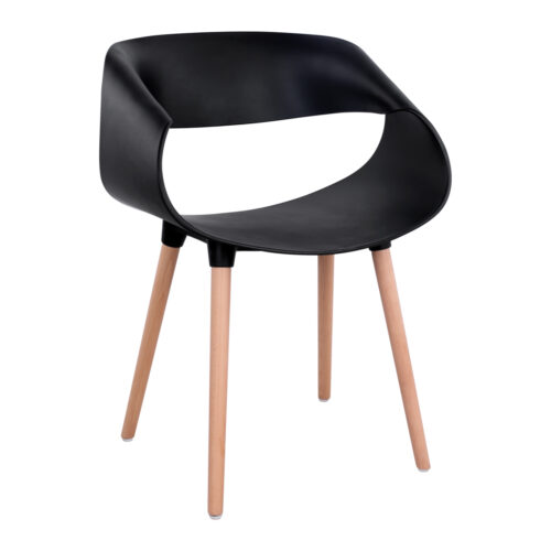 ΠΟΛΥΘΡΟΝΑ ΠΟΛΥΠΡΟΠΥΛΕΝΙΟΥ MAGGIE HM8600.02 ΣΕ ΜΑΥΡΟ ΧΡΩΜΑ 59x53x80Υ εκ. (x2)