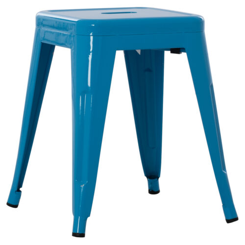 ΣΚΑΜΠΟ ΜΕΤΑΛΛΙΚΟ MELITA HM0096.48 ΣΕ ΜΠΛΕ ΧΡΩΜΑ 37x37x45Υεκ. (x1)