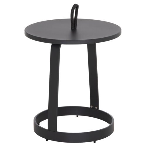 ΤΡΑΠΕΖΙ ΒΟΗΘΗΤΙΚΟ ΕΞ.ΧΩΡΟΥ MINO HM6432.01 ΑΛΟΥΜΙΝΙΟ & ΣΧΟΙΝΙ ΓΚΡΙ Φ47x53Υεκ (x1)