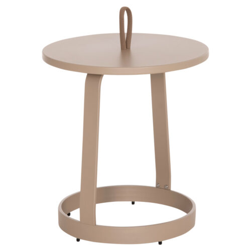 ΤΡΑΠΕΖΙ ΒΟΗΘΗΤΙΚΟ ΕΞ.ΧΩΡΟΥ MINO HM6432.03 ΑΛΟΥΜΙΝΙΟ & ΣΧΟΙΝΙ ΚΑΠΟΥΤΣΙΝΟ Φ47x53Υεκ (x1)