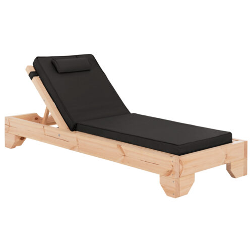 ΞΑΠΛΩΣΤΡΑ ΜΕ ΜΑΞΙΛΑΡΙ ΚΟΡΙΝΟΣ HM10776.05T ΞΥΛΟ ΠΕΥΚΟΥ--TEXTILENE ΣΕ ΜΑΥΡΟ 79x204x77Υεκ (x1)