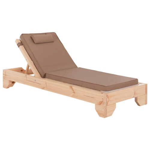 ΞΑΠΛΩΣΤΡΑ ΜΕ ΜΑΞΙΛΑΡΙ ΚΟΡΙΝΟΣ HM10776.04T ΞΥΛΟ ΠΕΥΚΟΥ--TEXTILENE ΣΕ ΜΟΚΑ 79x204x77Υ (x1)