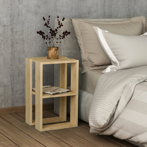 Κομοδίνο Passion pakoworld oak 34x30x55εκ (x1)