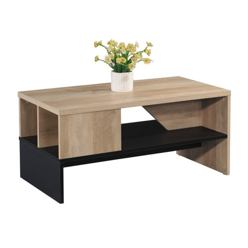 Τραπέζι σαλονιού Naya pakoworld sonoma-ανθρακί 93x46x43εκ (x1)